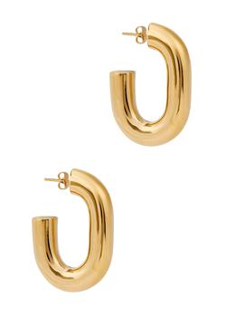 推荐XL Link gold-tone hoop earrings商品