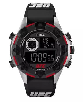 Timex | UFC Men's Kick Digital Black Polyurethane Watch, 49mm,商家Macy's,价格¥1102