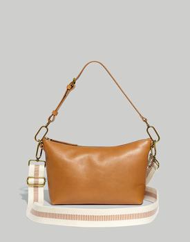 Madewell | The Leather Carabiner Crossbody Sling Bag商品图片,5折起×额外7.5折, 额外七五折