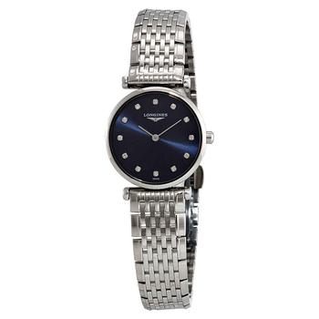 Longines La Grande Classique Blue Diamond Dial Ladies Watch L42094976,价格$968.89