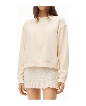 alexander wang卫衣直邮, Alexander Wang | White Sweatshirt With Logo商品图片 9.1折