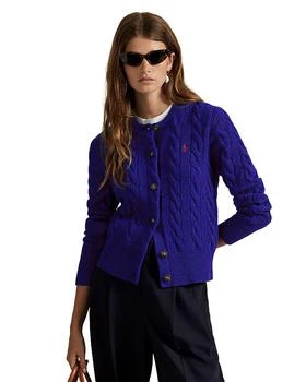 Ralph Lauren | Cable Knit Wool Cashmere Cardigan,商家Bloomingdale's,价格¥1743