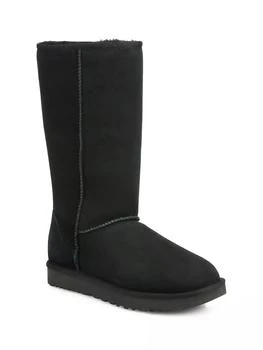 推荐Classic Tall II Shearling-Lined Suede Boots商品