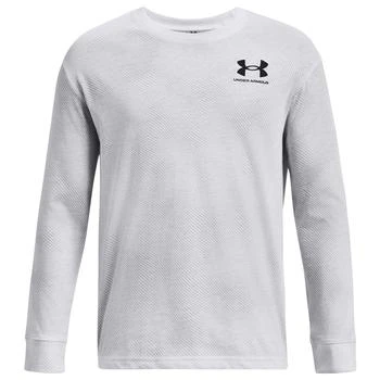 推荐Under Armour Logo AOP Longsleeve T-Shirt - Boys' Grade School商品