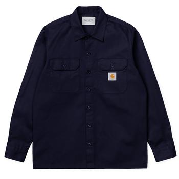 美国卡哈特, Carhartt | Carhartt L/S Master Shirt Dark Navy商品图片 满$250减$20, 满减