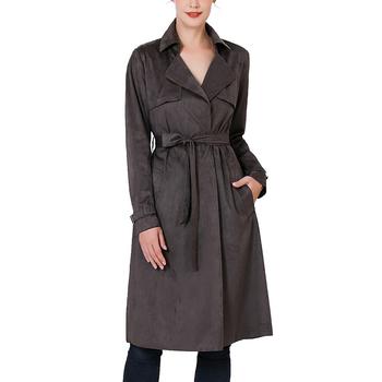 商品kimi + kai | Women's Aria Long Faux Suede Trench Coat,商家Macy's,价格¥1521图片