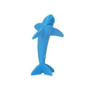 商品Nuby | Grooming Lil Shark Massaging Toothbrush, Blue,商家Macy's,价格¥93图片