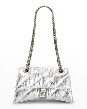 推荐Crush Small Quilted Metallic Chain Shoulder Bag商品