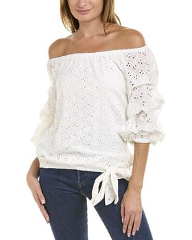 Vince Camuto Specialty Size, Vince Camuto | Vince Camuto Off-The-Shoulder Top商品图片 5折
