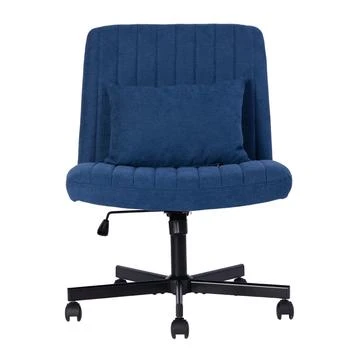Streamdale Furniture | Streamdale Modern Linen Blue Criss Cross Office Chair - Product Details,商家Premium Outlets,价格¥1466