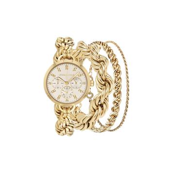 KENDALL & KYLIE | iTouch Women's Gold-Tone Metal Bracelet Watch商品图片,