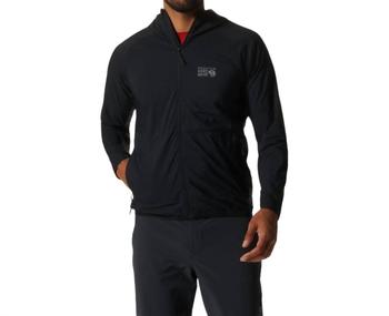 Men's Kor Airshell Hoody Jacket In Black