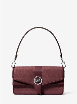 推荐Greenwich Medium Logo Jacquard Shoulder Bag商品