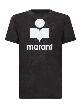 推荐Isabel Marant Logo Print Crewneck T-Shirt商品