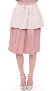 推荐Comeforbreakfast   Knee-Length Pleated Skirt商品