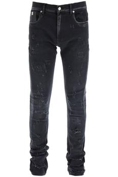 1017 ALYX 9SM | 1017 Alyx 9sm Distressed Super Skinny Jeans商品图片,7折