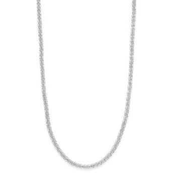 Giani Bernini | Giani Bernini 20" Sparkle Link Chain Necklace in Sterling Silver, Created for (Also in 18k Gold Over Sterling Silver) 3.9折×额外8折, 独家减免邮费, 额外八折