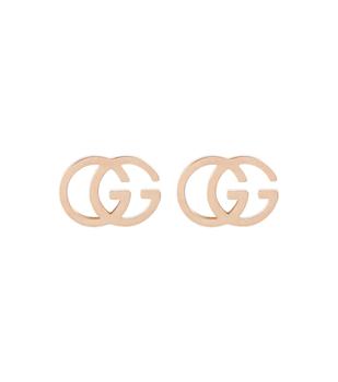 推荐GG 18kt gold stud earrings商品