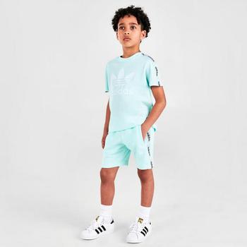 推荐Little Kids' adidas Originals On Edge T-Shirt and Shorts Set商品