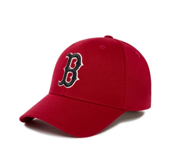 MLB | 【享贝家】（国内现货-QD）MLB B字母logo徽标棒球帽 休闲鸭舌帽 男女同款 红色 3ACPW0126-43WIS 包邮包税