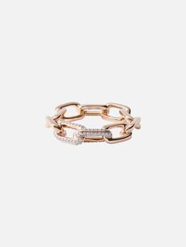 商品Walters Faith | Saxon Double Diamond Large Chain Link Ring,商家elysewalker,价格¥21429图片