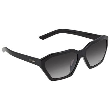 prada墨镜, Prada | Grey Square Ladies Asian Fit Sunglasses PR 16USF CCO1A1 54商品图片 4.4折