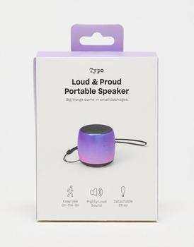 商品Typo portable speaker in purple oil slick图片