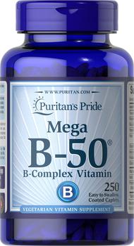 Puritan's Pride | Vitamin B-50® Complex 250 Caplets商品图片,