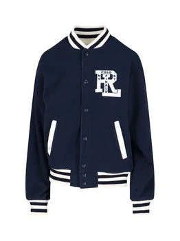 推荐Polo Ralph Lauren Logo-Embroidered Reversible Bomber Jacket商品