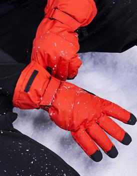 ASOS | ASOS 4505 ski gloves in orange商品图片,额外9.5折, 额外九五折