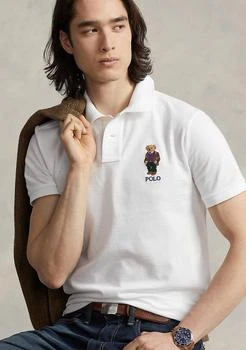 Ralph Lauren | Ralph Lauren Custom Slim Fit Polo Bear Polo Shirt,商家Belk,价格¥525