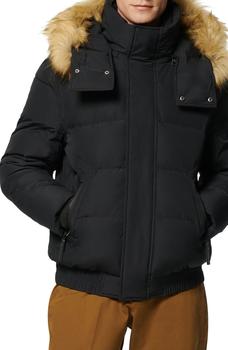 推荐Umbra Faux Fur Trim Quilted Jacket商品