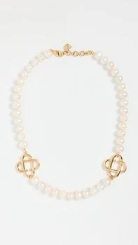 Casablanca | Medium Pearl Logo Necklace,商家Shopbop,价格¥1818