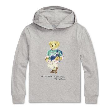 Ralph Lauren | Little Boys Polo Bear Jersey Hooded T-shirt商品图片,7折