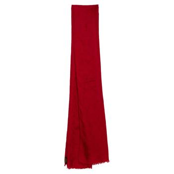 lv围巾, [二手商品] Louis Vuitton | Louis Vuitton Red Monogram Cashmere & Wool Scarf商品图片 4.4折, 满$800减$80, 满减