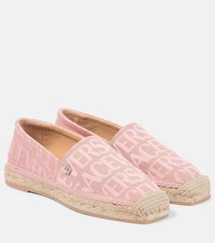 Versace | Versace Allover 帆布草编鞋,商家MyTheresa CN,价格¥2454
