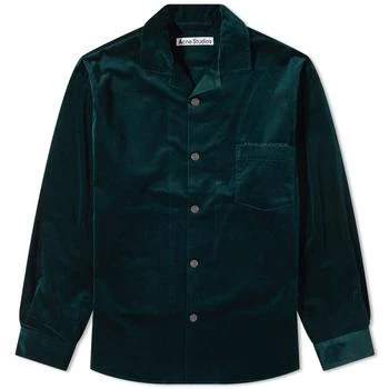 推荐Acne Studios Osandimper Velvet Shirt Jacket商品