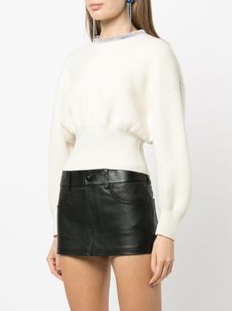 Alexander Wang | ALEXANDER WANG WOMEN PULLOVER WITH CRYSTAL TUBULAR NECKLACE商品图片,7折