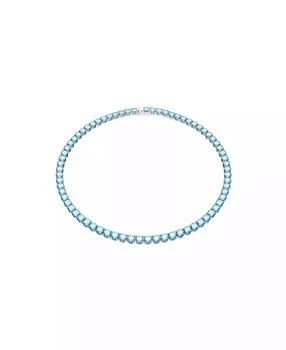 Swarovski | Crystal Round Cut Matrix Tennis Necklace,商家Macy's,价格¥3525