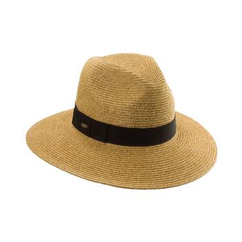 SCALA, SCALA | Women's Paper Braid Fedora with Ribbon Band商品图片 