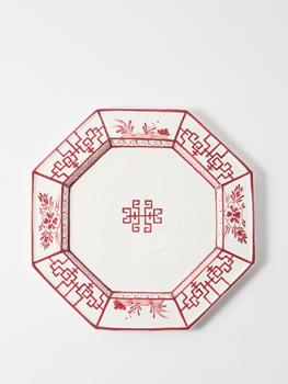 商品Gergei Erdei | Giardino hand-painted ceramic dinner plate,商家MATCHESFASHION,价格¥839图片