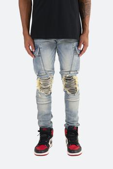 mnml牛仔裤, MNML | X288 Cargo Skinny Denim - Blue商品图片 5折