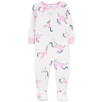 Carter's | Baby Girls 1-Piece Unicorn Footed Pajama 5折