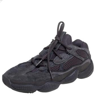 推荐Yeezy x Adidas Dark Grey Suede And Mesh Yeezy 500 Utility Black Sneakers 38 2/3商品