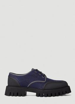 Gucci | GG Lace-Up Shoes in Navy商品图片,