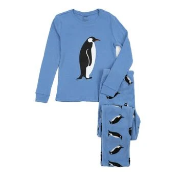 推荐Christmas Kids Cotton Top and Fleece Pants Pajamas Penguin商品