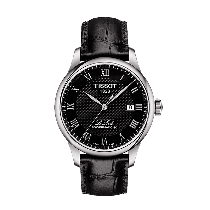 天梭力洛克, Tissot | Tissot天梭正品手表男力洛克皮带黑盘机械男表T006.407.16.053.00商品图片 包邮包税