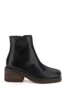 美国lamaire, Lemaire | Lemaire piped leather ankle boots商品图片 6.7折