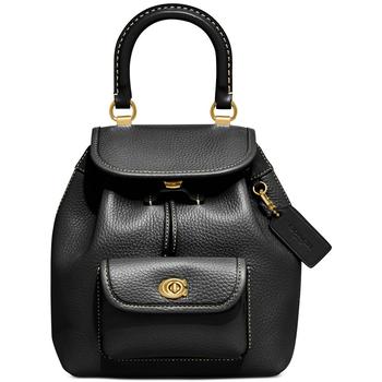 商品Coach | Riya 21 Soft Pebble Leather Top Handle Backpack,商家Macy's,价格¥2795图片
