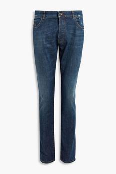 Peserico | Faded distressed denim jeans商品图片,4折